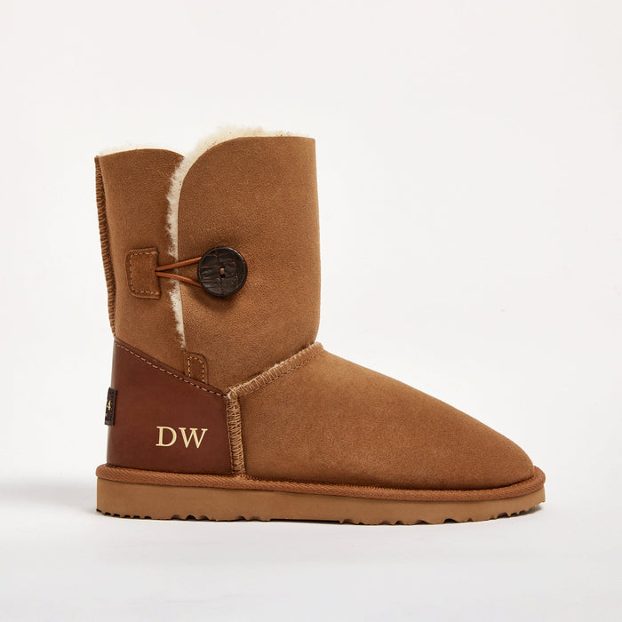 Women's Burleigh Button Mid Monogram Natural