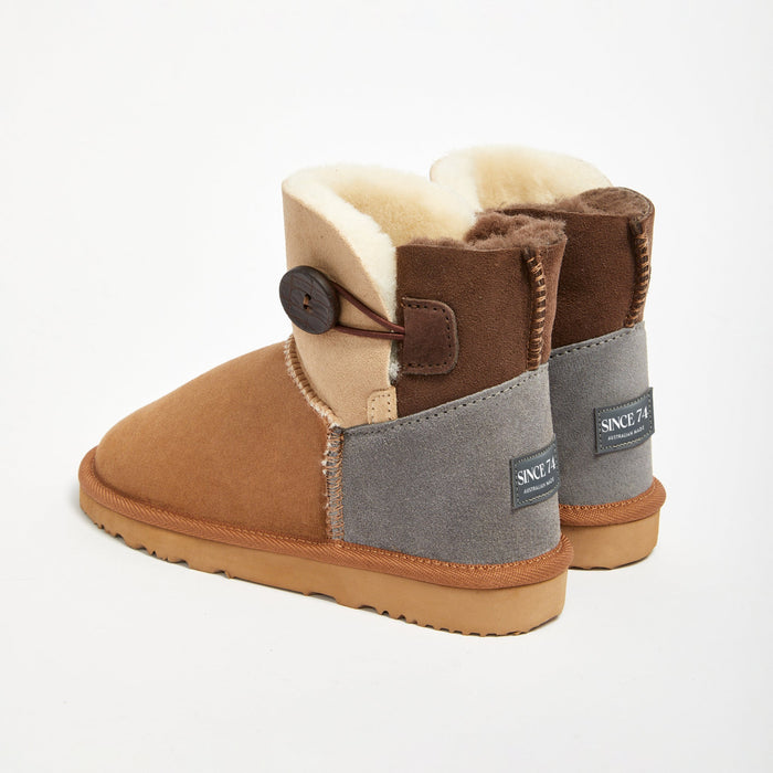 Women's Burleigh Button Tricolour Mini
