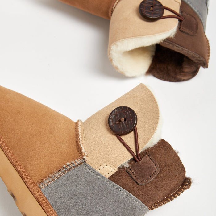Women's Burleigh Button Tricolour Mini